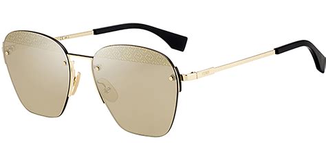 fendi ladies aviator sunglasses pink models|Fendi geometric rimless aviator sunglasses.